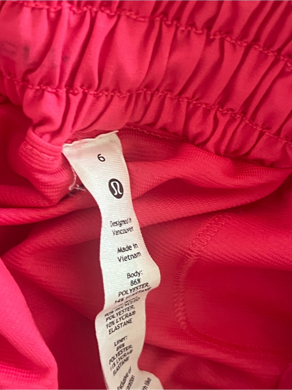 Lululemon size 6 Athletic Shorts - Pink and Lavender - Picture 3 of 4